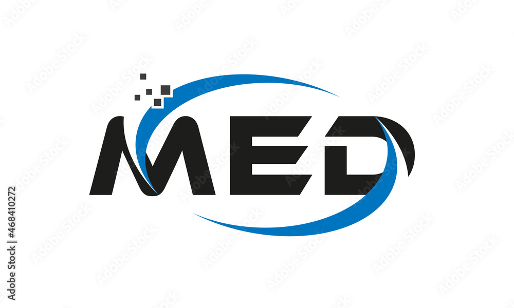 dots or points letter MED technology logo designs concept vector Template Element dots or points letter MED technology logo designs concept vector Template Element