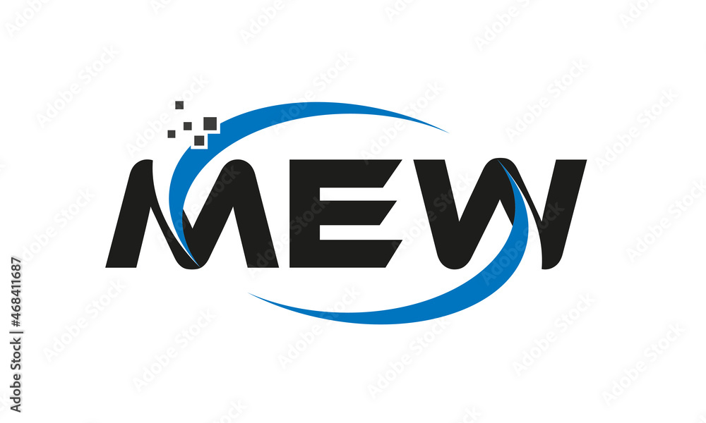 dots or points letter MEW technology logo designs concept vector Template Element dots or points letter MEW technology logo designs concept vector Template Element
