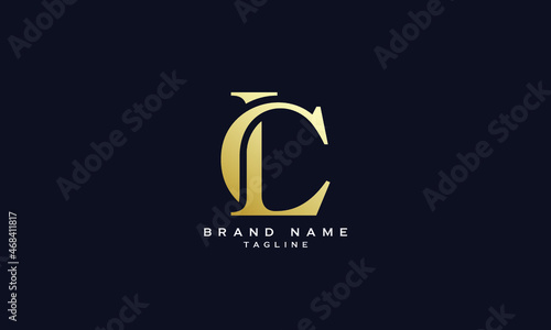 LC, CL, Abstract initial monogram letter alphabet logo design photo