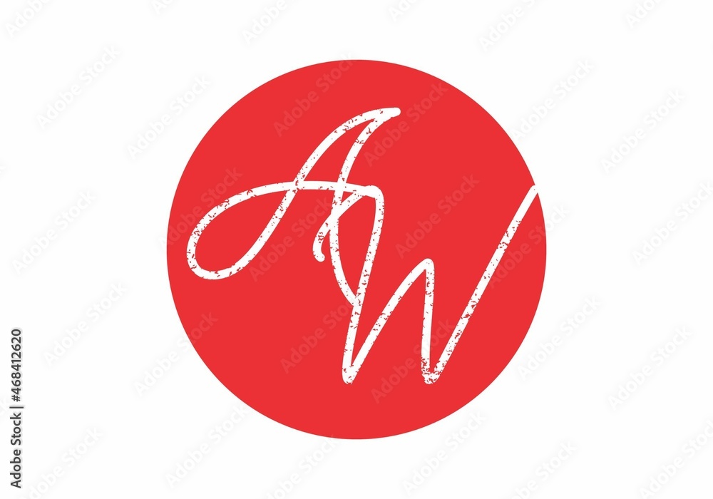 AW initial letter in color AW initial letter in color