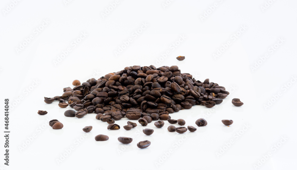Coffee beans raw close up Coffee beans raw close up
