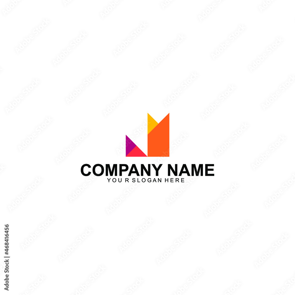 Logo initial letter J geometric Logo initial letter J geometric