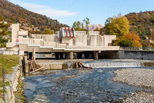 View of Parisi Valle Civic Museum building in Maccagno Inferiore, province of Varese, Italy photo