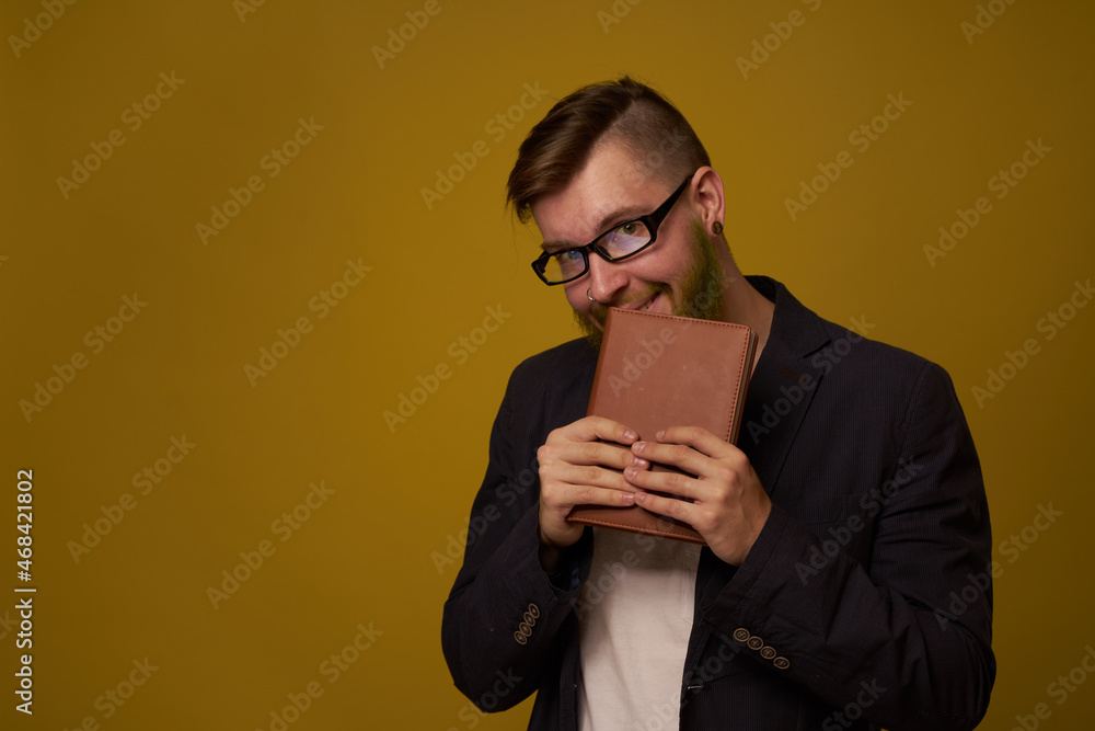 business bearded man in a jacket fashion modern style business bearded man in a jacket fashion modern style