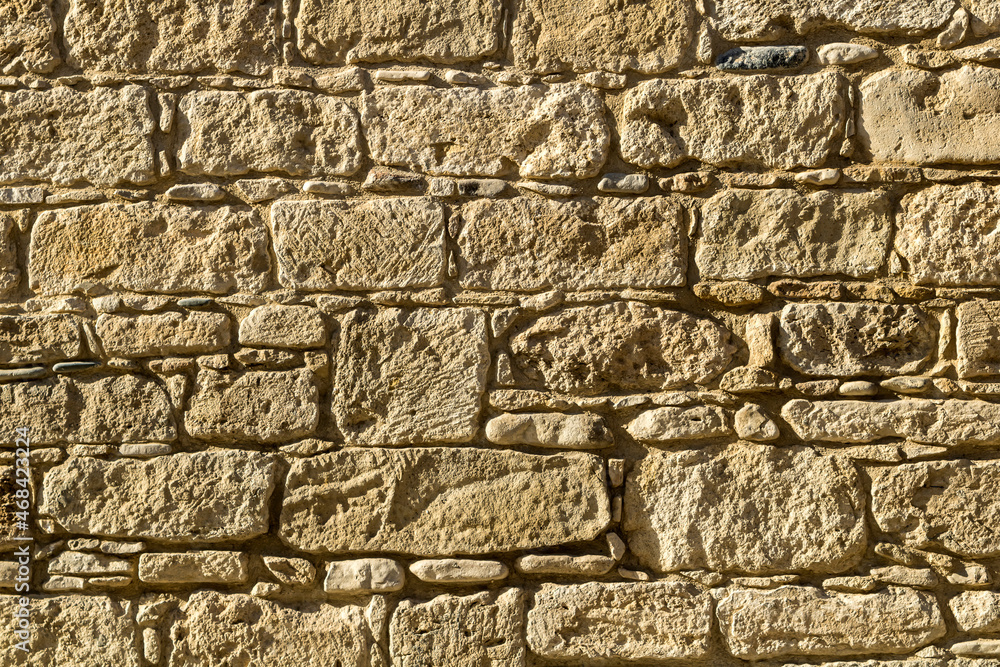 Natural stone brick wall texture 