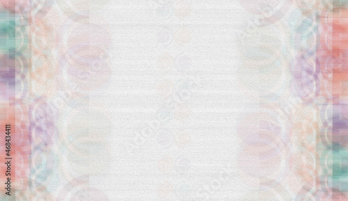 Oil paint unique shape pattern on abstract texture gray white background.