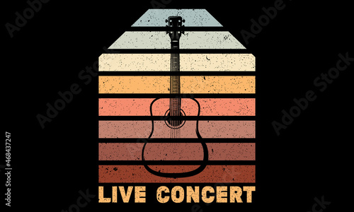  Live Concert Music T-shirt Design
