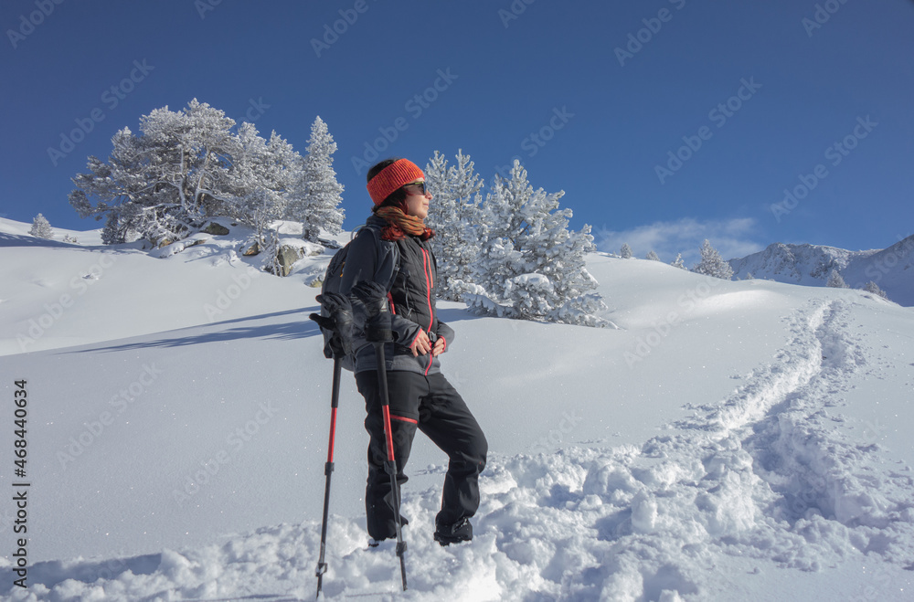 girl in the snow