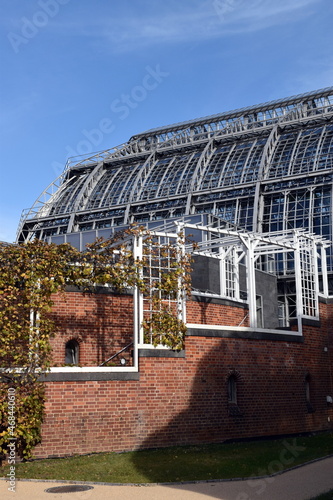 Glashäuser im Botanischen Garten in Berlin