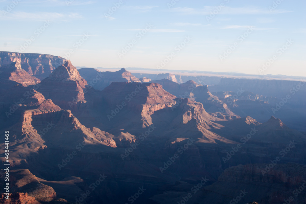 Grand Canyon in the morning light of Arizona