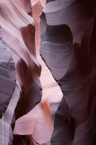 Natural Abstraction from the Antelope Slot Canyon on the Navajo Reservation