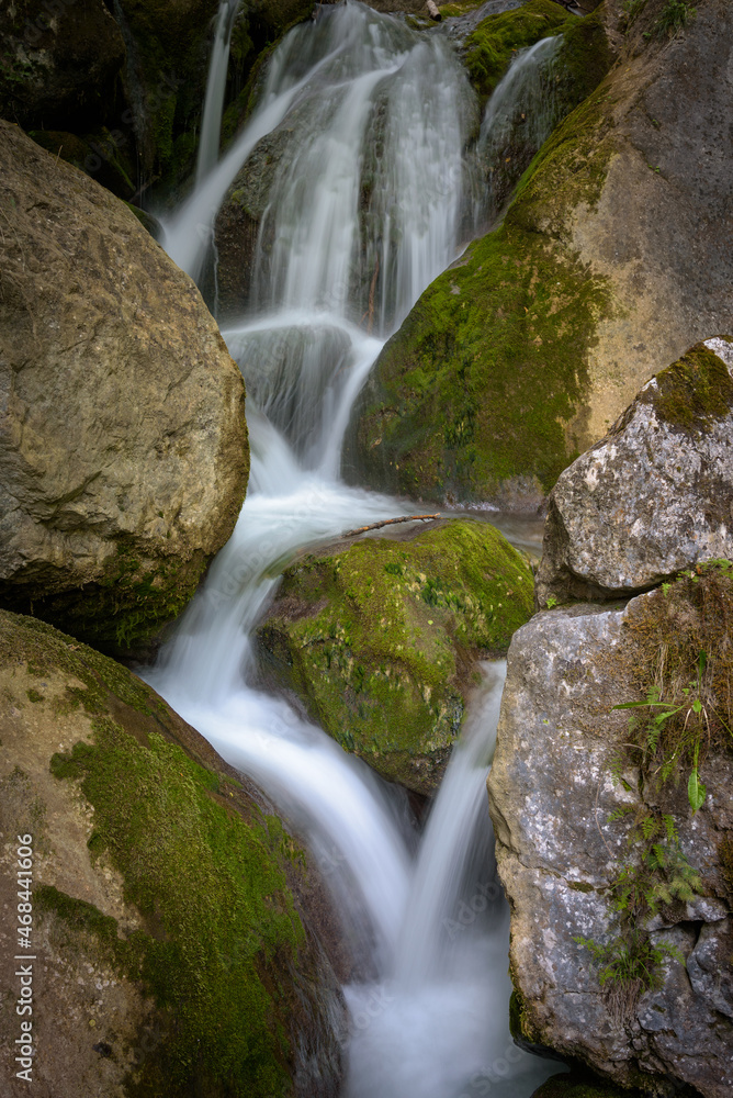 Myra Falls waterfalls, Muggendorf, Lower Austria, Austria Myra Falls waterfalls, Muggendorf, Lower Austria, Austria
