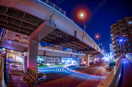 Wallpaper Mural 横浜の高速道路の夜景 Torontodigital.ca