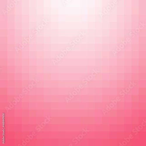 Abstract mosaic background. White and pink gradient background. Geometric background in style with gradient.