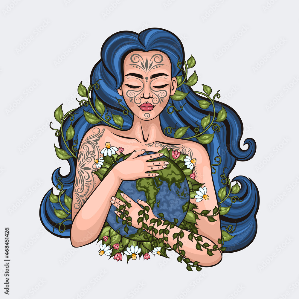 mother earth drawing｜TikTok Search