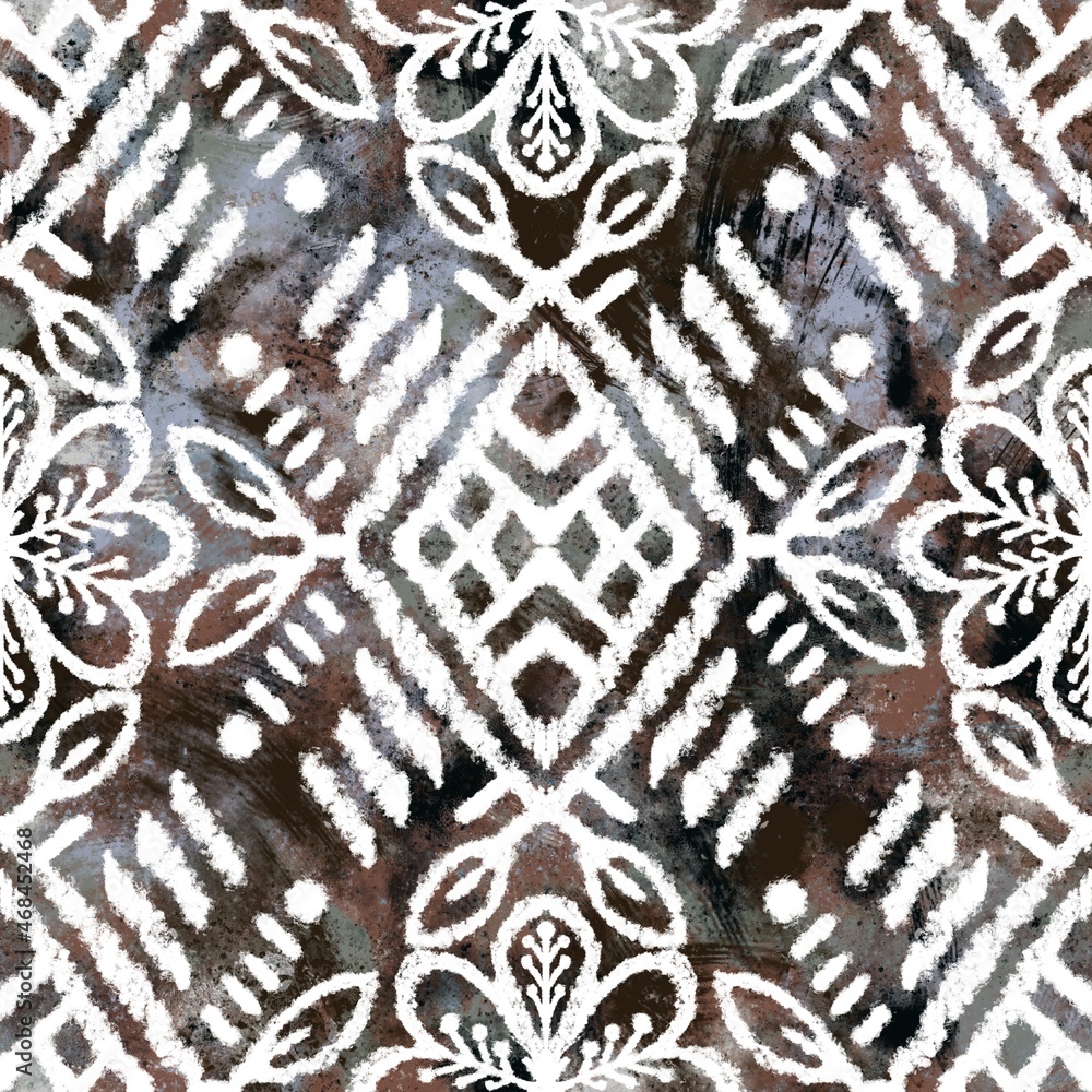 Seamless neutral and white grungy classic abstract surface pattern design for print. High quality illustration. Monochrome earth colored design with white pattern design overlay. Repeat graphic swatch Seamless neutral and white grungy classic abstract surface pattern design for print. High quality illustration. Monochrome earth colored design with white pattern design overlay. Repeat graphic swatch
