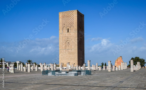 The Hassan Tower in Rabat, Morocco