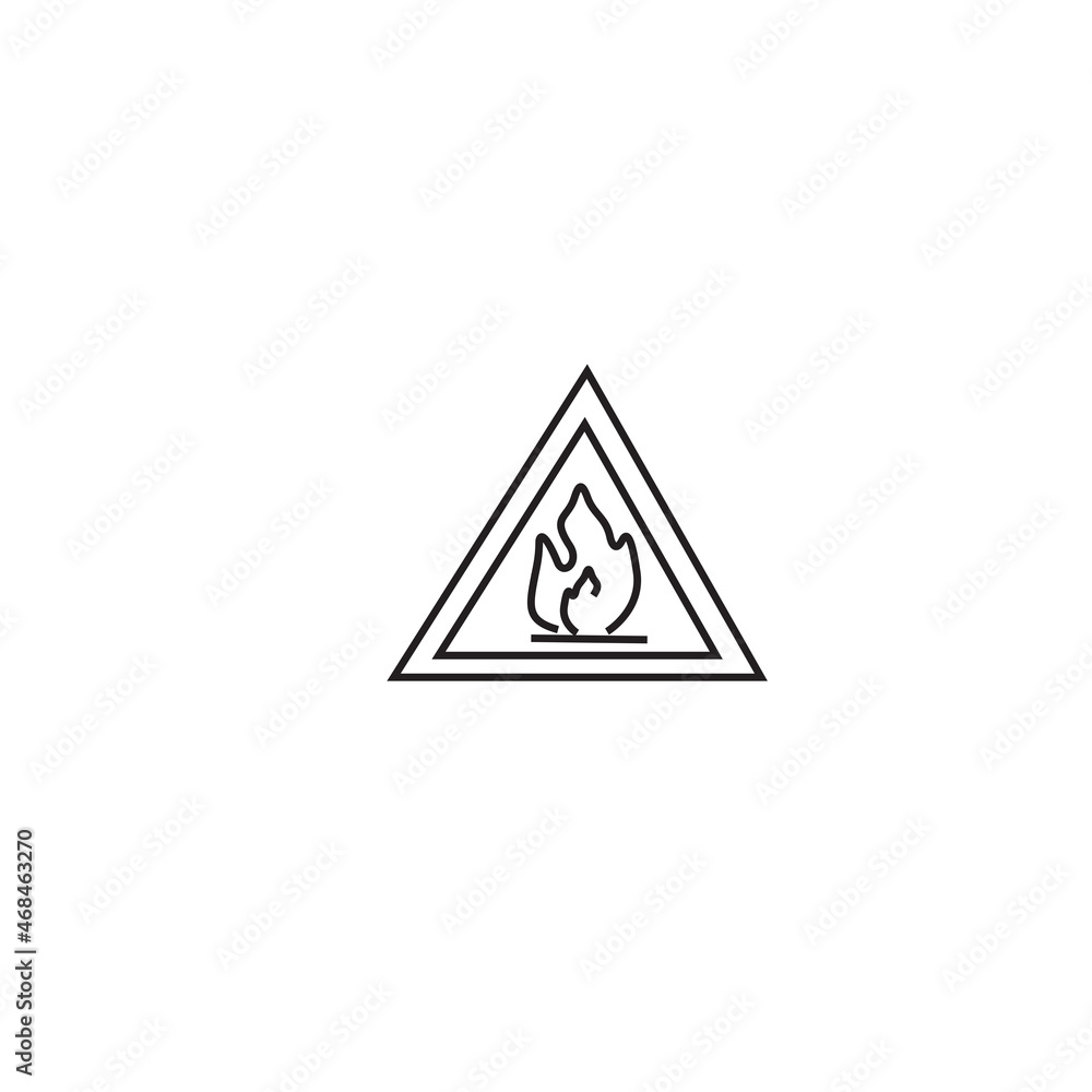 Fire icon isolated on white background. Trendy fire icon in flat style. Template for web site, app, ui and logo, vector illustration, eps 10 Fire icon isolated on white background. Trendy fire icon in flat style. Template for web site, app, ui and logo, vector illustration, eps 10