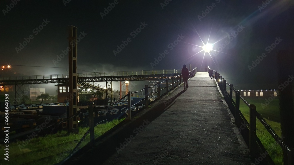 Obraz premium bridge at night