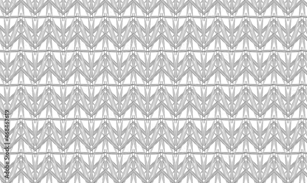 Fototapeta premium Japanese bamboo leaf seamless pattern
