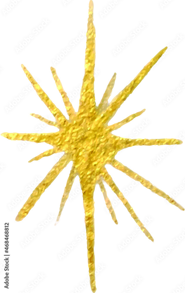 sparkles star, linear drawing on a white background. sparkles star, linear drawing on a white background.