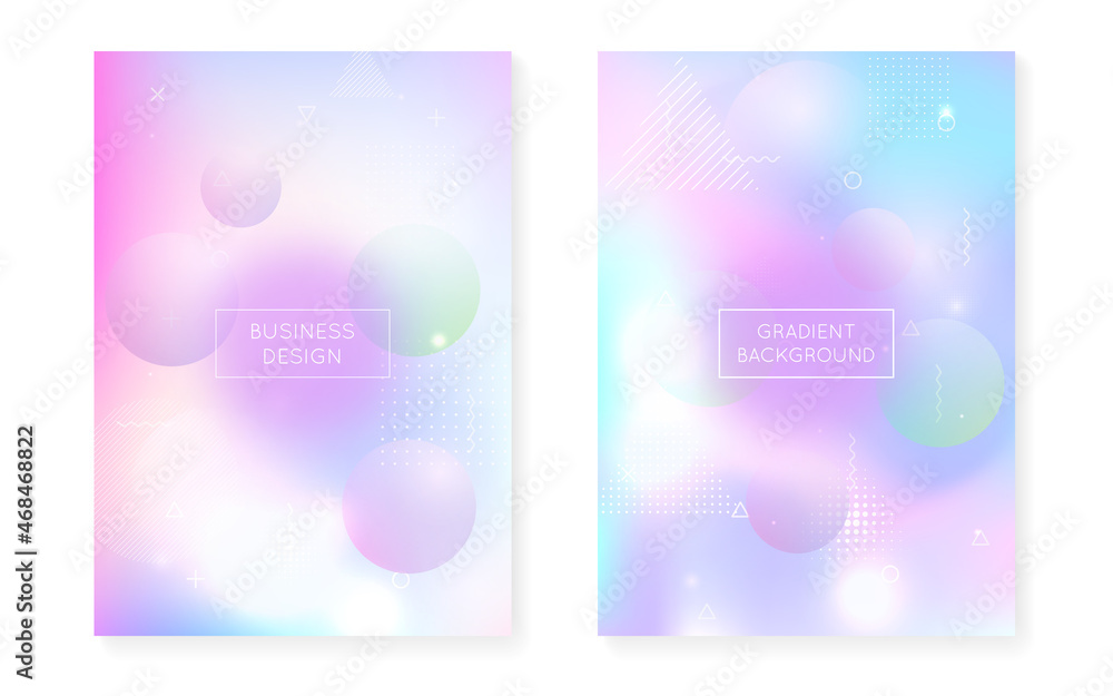 Gradient Design. Holographic Shape. Soft Layout. Purple Retro Texture. Vibrant Dots. Liquid Background. Motion Flyer. Shiny Iridescent Backdrop. Blue Gradient Design