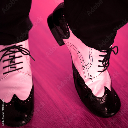 Photography Man dancing jazz shoes