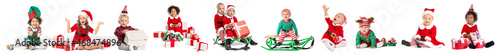 Cute little baby in elf's c...