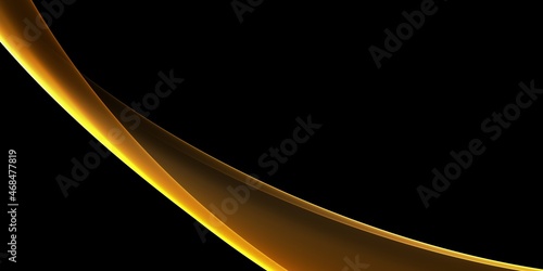 Abstract orange waves background. Template design 