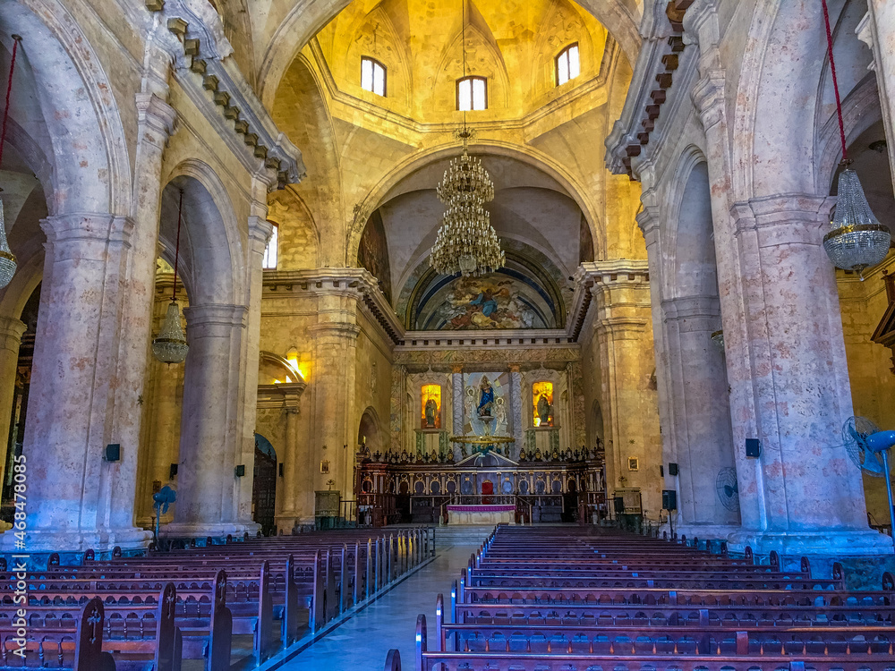 Church cathedral in Havana, Cuba