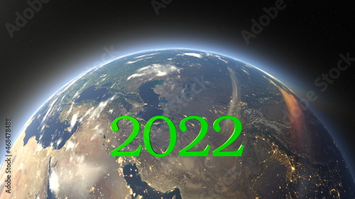 2022年号と地球