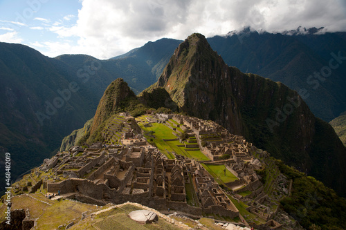 Machu Picchu, the famous lost city i Peru.