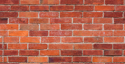 Repeating red brick wall texture typically found in developed areas, often around the back of buildings in cities. The file is a loop ready seamless texture file, allowing the picture to be tiled. © Lawrey