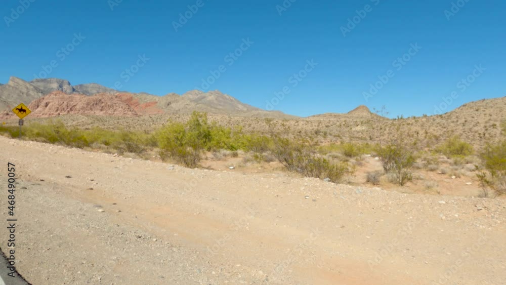 Horseback riding sign on desert road Horseback riding sign on desert road