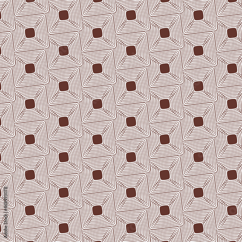 patrón con mosaico con cuadrados redondeados 