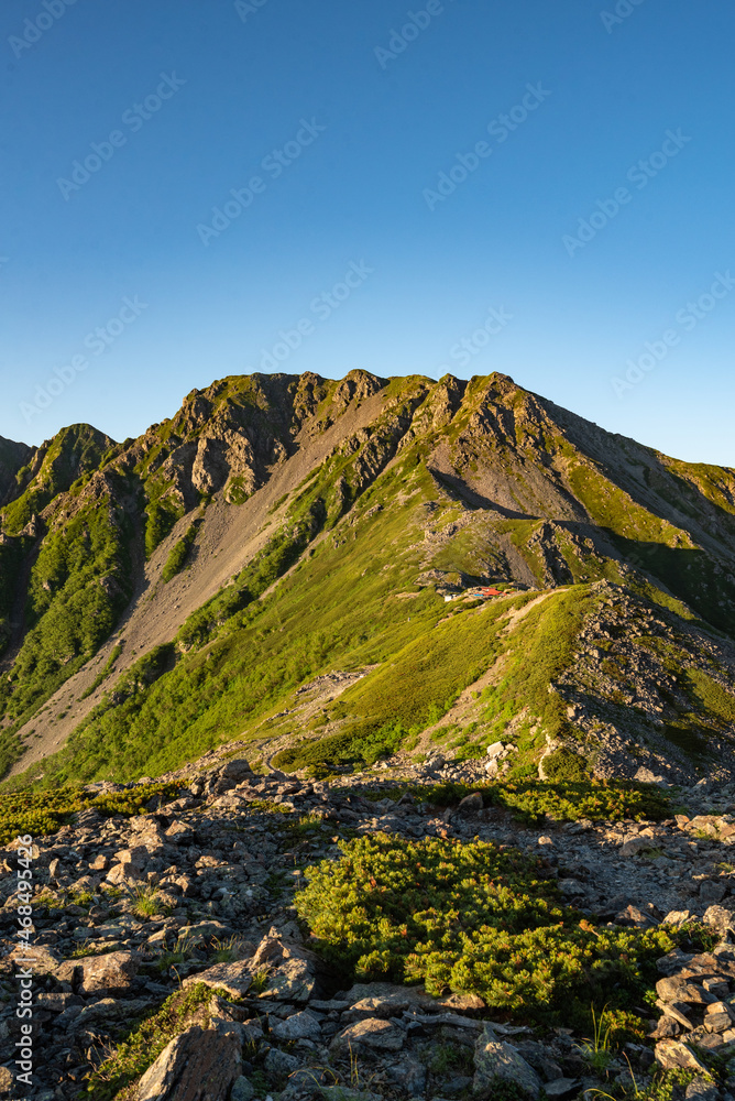 Obraz premium Trekking scenery Sothern alps Japan 