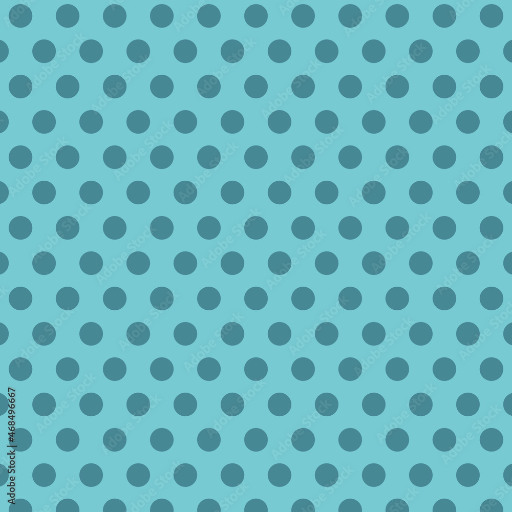pretty cute polka dots seamless pattern retro stylish vintage light blue sea background concept for fashion print