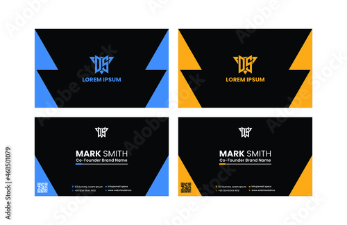 business card design template