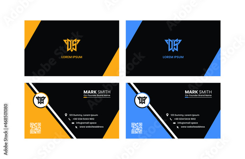 modern business card template