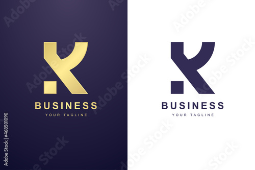 Initial Letter K Logo For Business or Media Company.