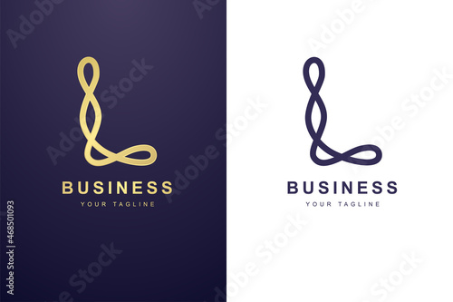 Initial Letter L Logo For Business or Media Company.
