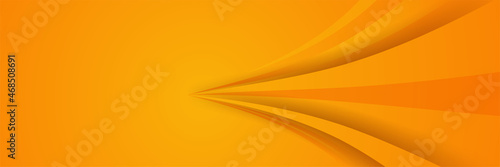 Modern colorful orange wide banner background. Abstract background for banner design. Web banner, texture, and header for website. Vector abstract graphic design banner pattern background template.