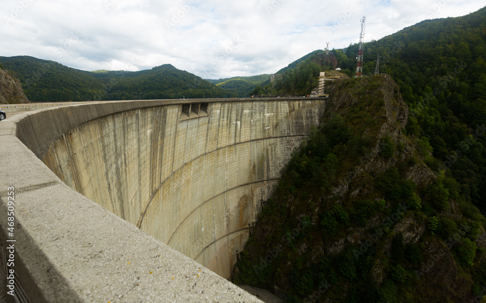 Vidraru Dam is technological landmark of Romania.