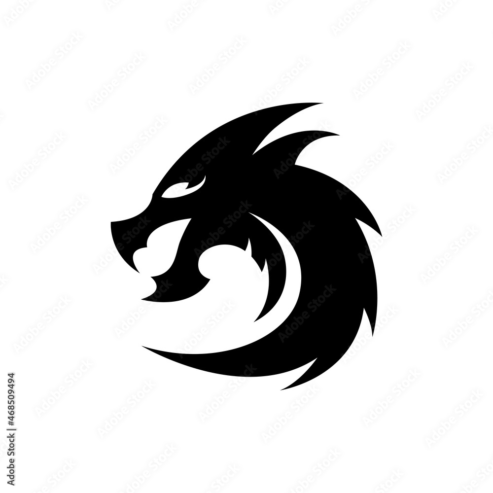 Obraz premium Dragon logo images illustration