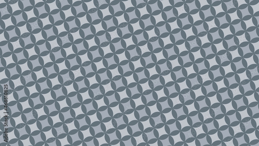 Circle and diamond abstract, Flower abstract