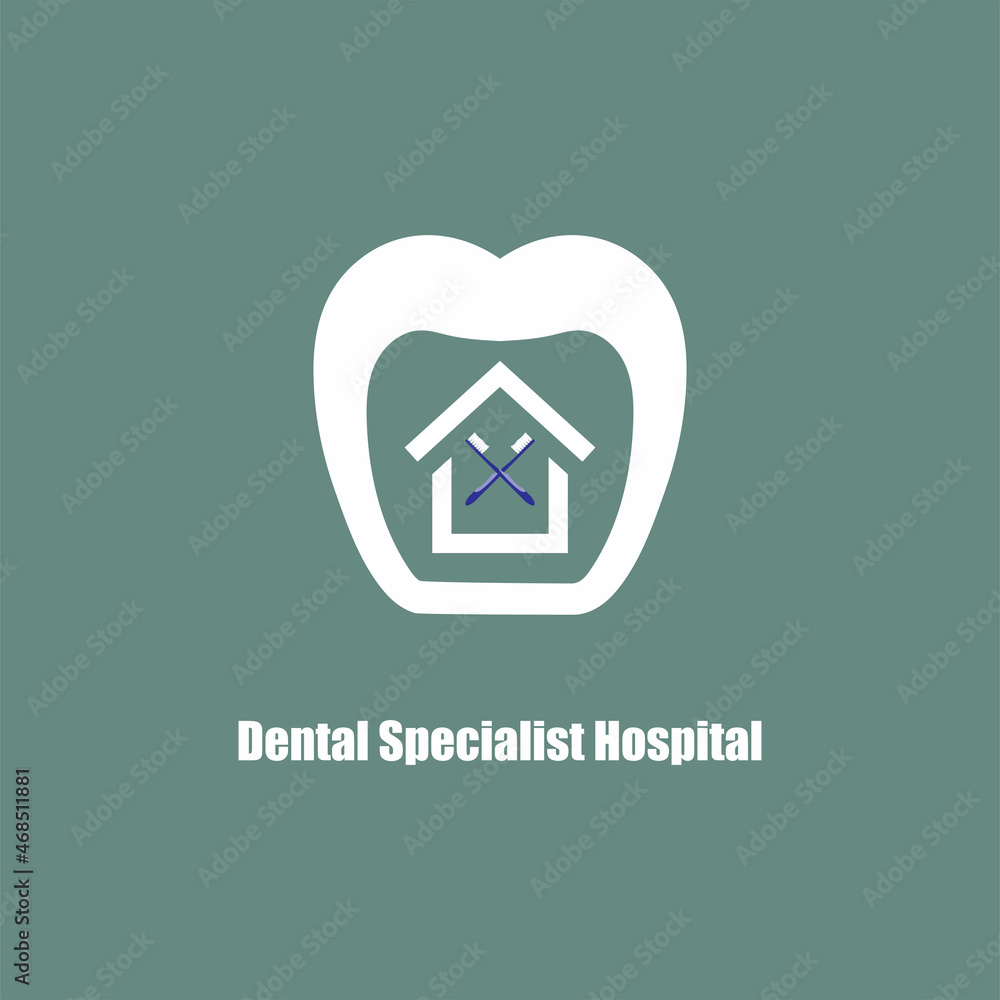 Teeth, Home Icon and Toothbrush vector logo design template. suitable for, logos, icons, symbols, symbols of dental and oral specialist clinics. Teeth, Home Icon and Toothbrush vector logo design template. suitable for, logos, icons, symbols, symbols of dental and oral specialist clinics.