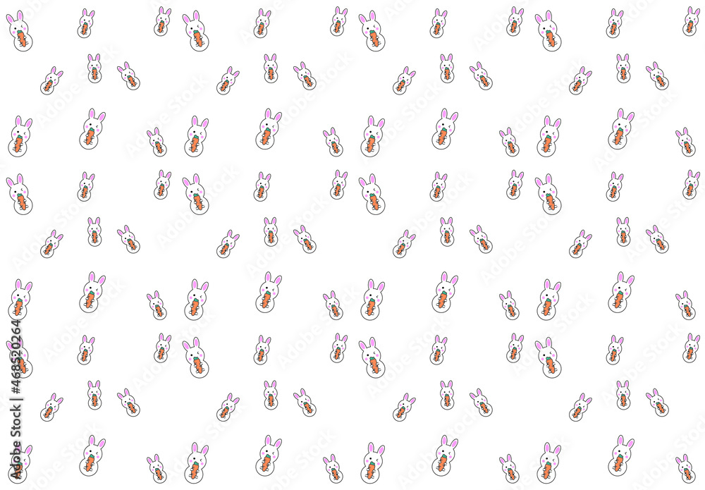bunny seamless patterns