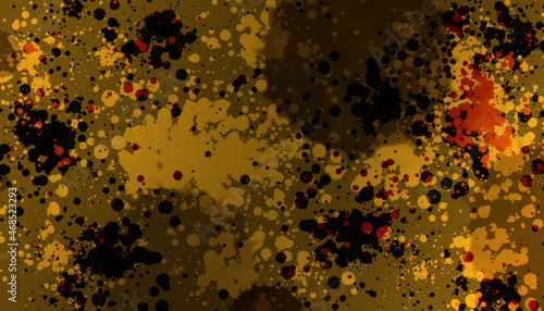 Paint splashes and stains pattern. Abstract background.