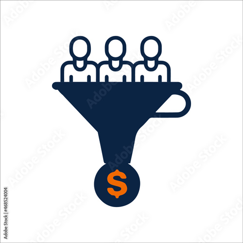 Conversion rate or coins icon