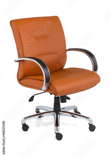 office chair isolated on white background . corner view
